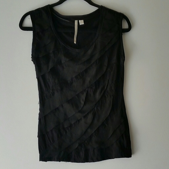 NWOT Lauren Conrad black top - Picture 2 of 7